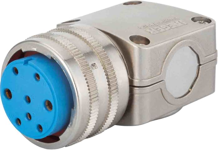 Jaeger Circular Connector, 12 Contacts, Cable Mount, Female