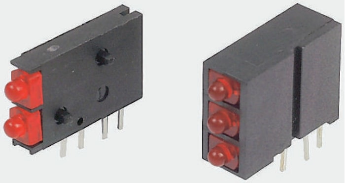 GREEN DIN PCB MOUNT LED,5700100222 10MA