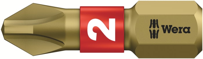 Wera Phillips Screwdriver Bit, PH2 Tip