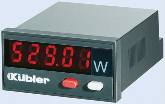 Kubler CODIX 530 LED Digital Panel Multi-Function Meter for Current, Voltage, 22.2mm x 45mm