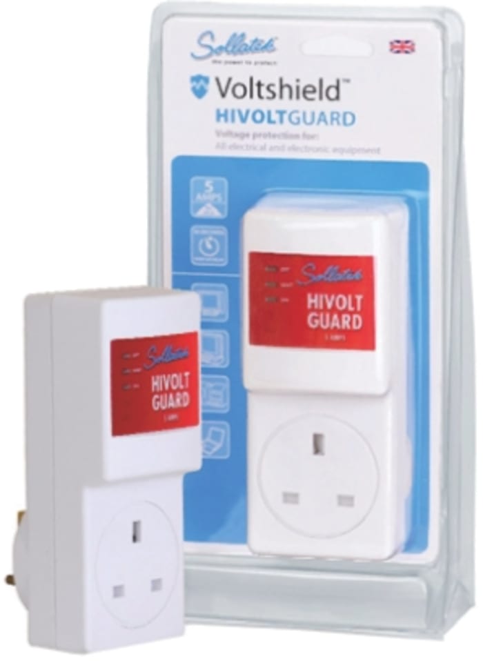 Sollatek, Hivoltguard Surge Suppressor Unit 230 V Maximum Voltage Rating 6.5kA Maximum Surge Current Over Voltage