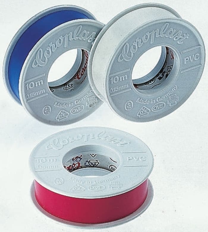 Coroplast 302 Red PVC Electrical Insulation Tape, 38mm x 25m