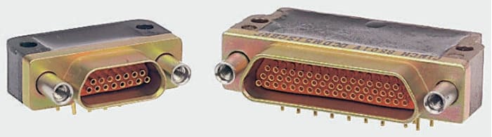 RS PRO 25 Way Right Angle Through Hole D-sub Connector Plug, 2.54mm Pitch