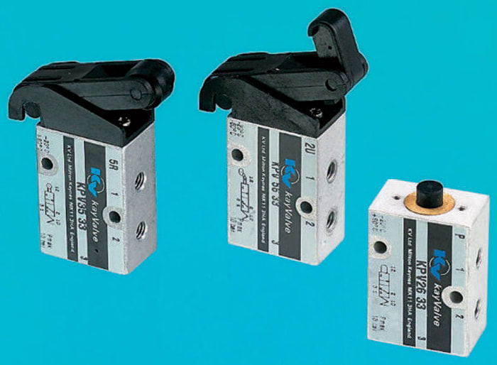 RS PRO Roller 3/2 Pneumatic Manual Control Valve KPV Series, Metric M5, M5