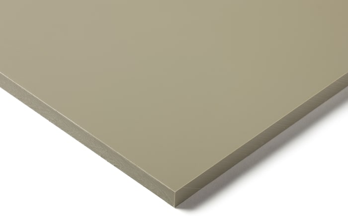 RS PRO Beige Plastic Sheet, 1000mm x 500mm x 15mm
