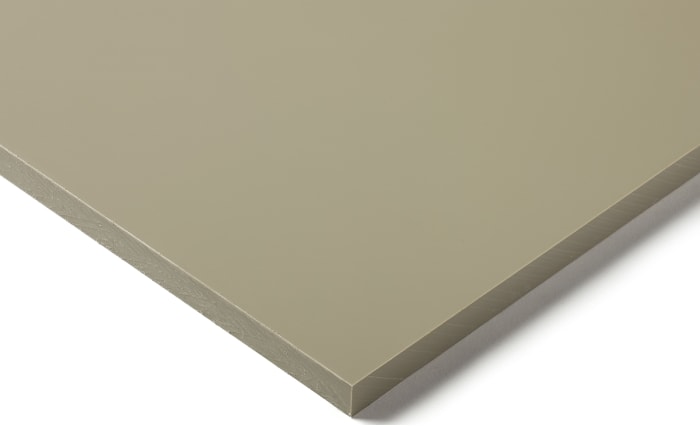 RS PRO Beige Plastic Sheet, 1000mm x 500mm x 20mm
