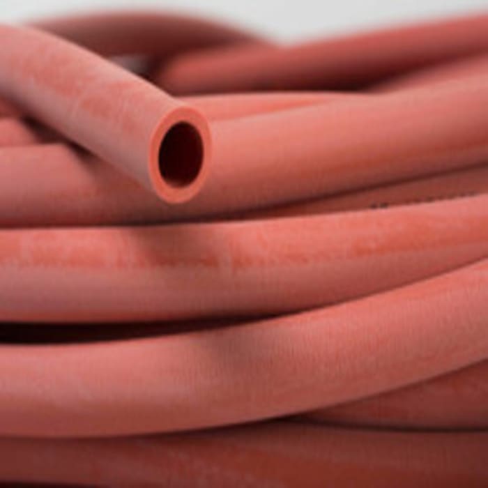  Saint Gobain Flexible Tubing, Versilon™ GSR (Rubber), 5mm ID, 8mm OD, Opaque Red, 25m