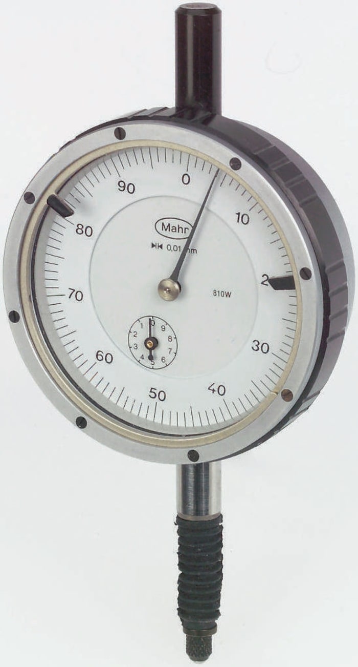 Comparateur Mahr, Max 10mm, précision ±20 μm, résolution 0,01 mm Métrique