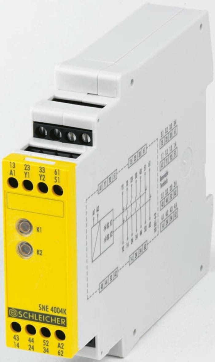 Wieland SNE 4004K Series Output Module, , 0 Inputs, 7 Outputs, 24 V ac/dc, 4NO/3NC