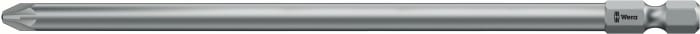Wera Pozidriv Screwdriver Bit, PZ2 Tip, 152 mm Overall