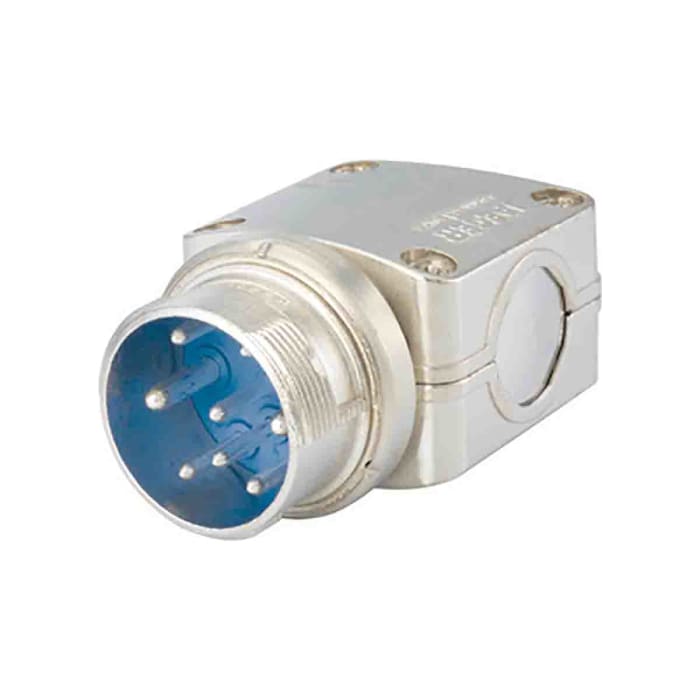 Jaeger Circular Connector, 6 Contacts, Cable Mount, Male