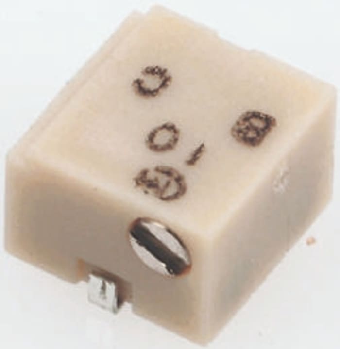 100Ω, SMD Trimmer Potentiometer 1/4W Side Adjust Murata, PVG5H