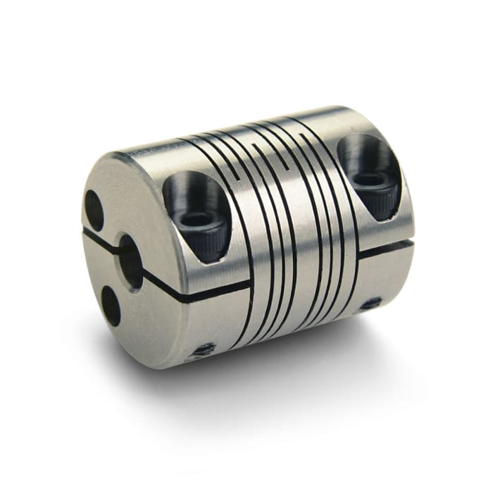 Ruland Beam Coupling, 20mm Outside Diameter, 4mm Bore, 20mm Length Coupler