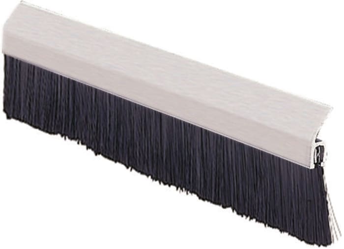 RS PRO Black Aluminium, Nylon Brush Strip, 230mm
