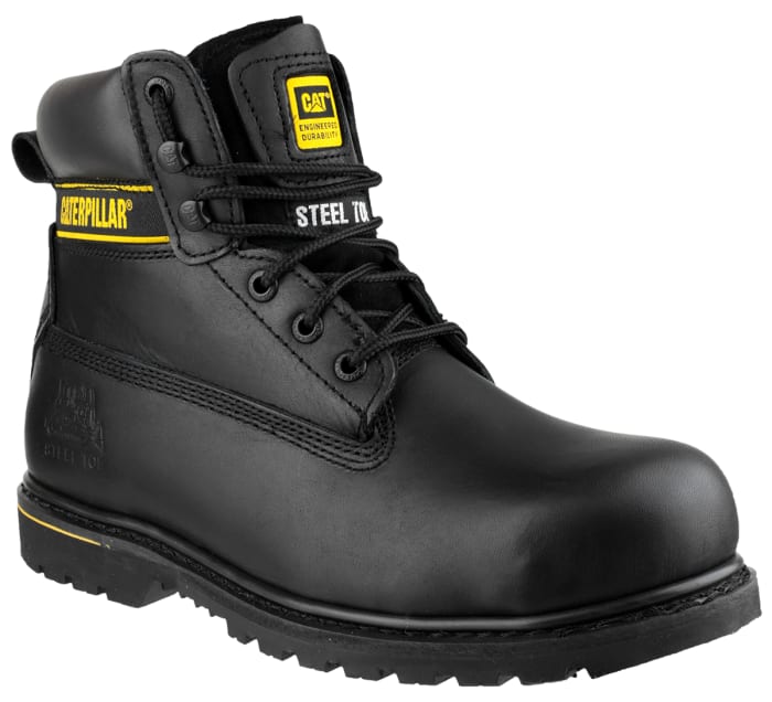 Botas de seguridad CAT serie Holton de color Negro talla 43 SB SRC CAT RS Components Chile