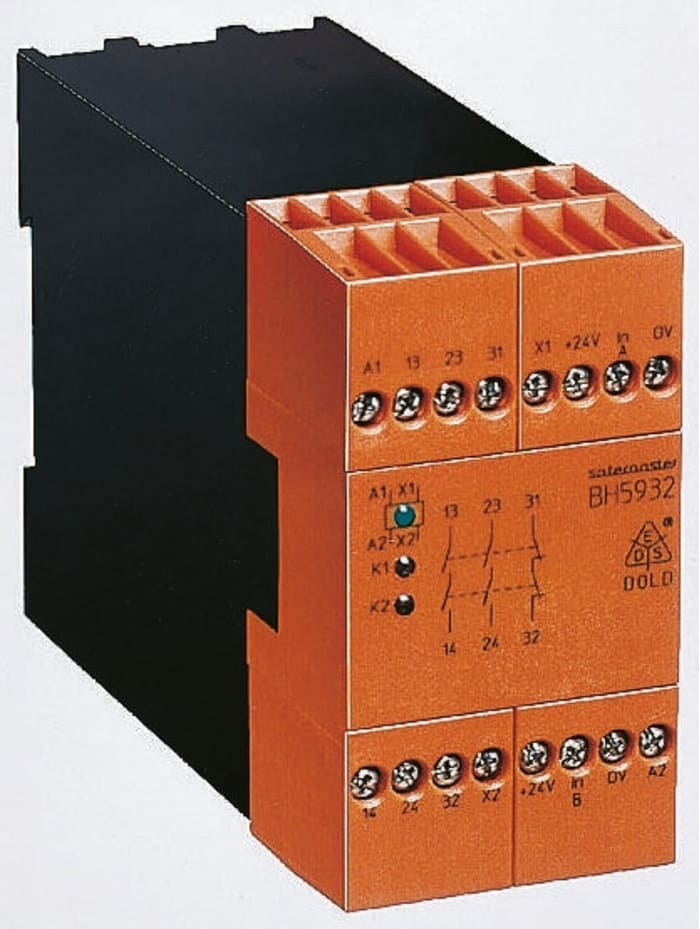 Dold Safemaster BH 5932 Safety Relay, 24V dc, Dual-Channel, 3 Safety Contacts