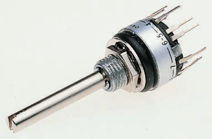 TE Connectivity Rotary Switch, 400 mA @ 20 V, PCB