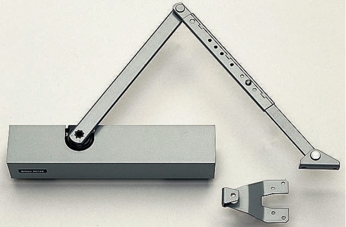 Ferme-porte Briton Argent pour porte coupe-feu, poids max 120kg