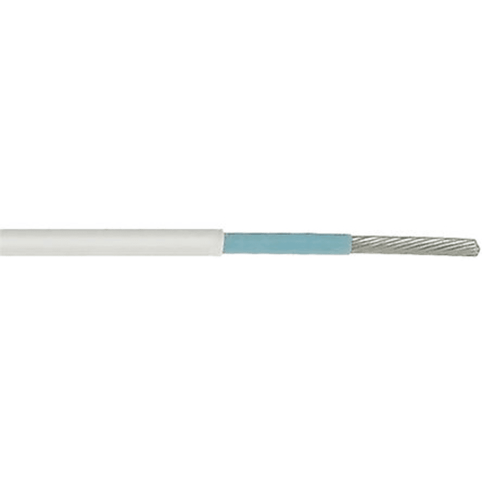 TE Connectivity White 1.3 mm² Harsh Environment Wire, 16 AWG, 19/29, 100m, ETFE Insulation, 55A0811-16-9