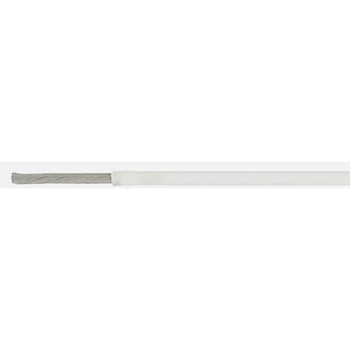 TE Connectivity White 0.96 mm² Harsh Environment Wire, 18 AWG, 19/30, 100m, ETFE Insulation, 55A0111-18-9