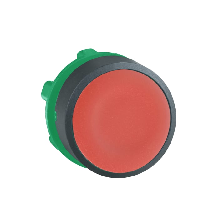 Schneider Electric Harmony XB5 Series Red Spring Return Push Button Head, 22mm Cutout, IP66, IP67, IP69K