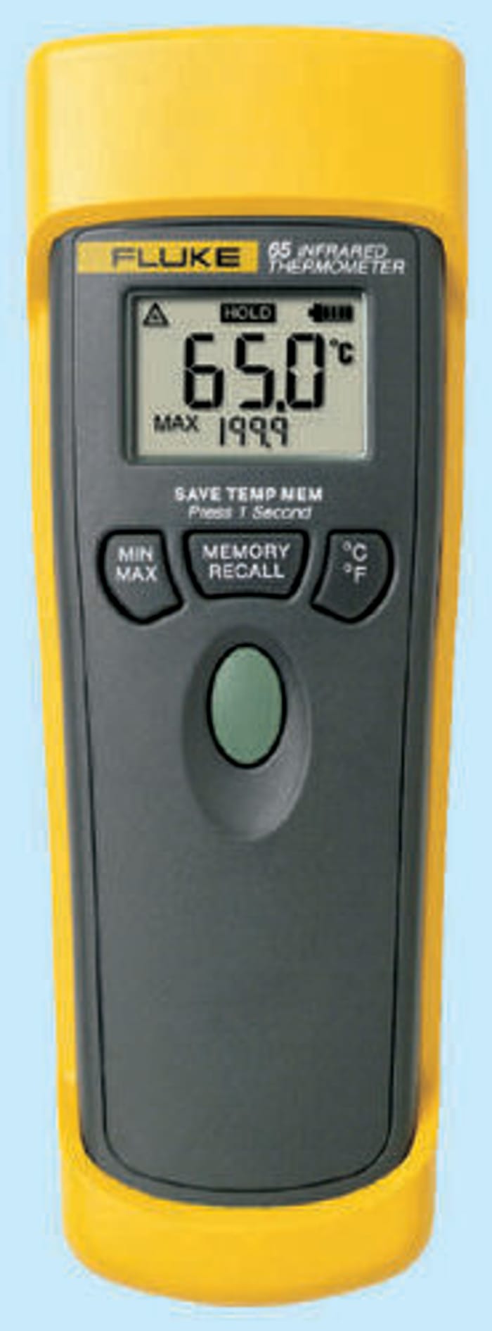 Fluke 65 IR Thermometer, -40°C Min, +500°C Max, °C and °F Measurements