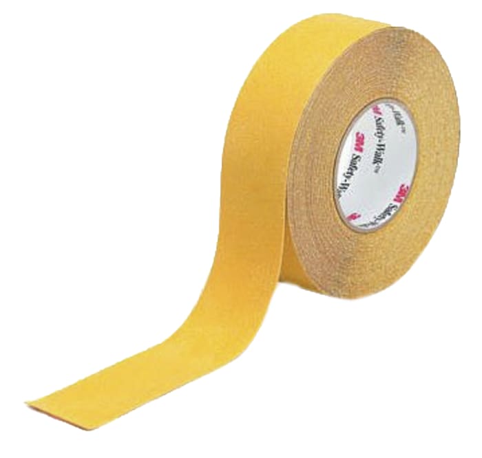 Ruban de Signalisation Jaune 3M Safety-Walk 600, 25mm x 18m x 0.76mm