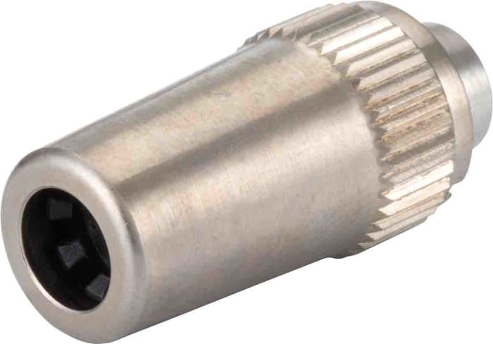 Jaeger With Push-Pull B00 Series Metallic Cable Gland, 3.6mm min., 6.8mm max.