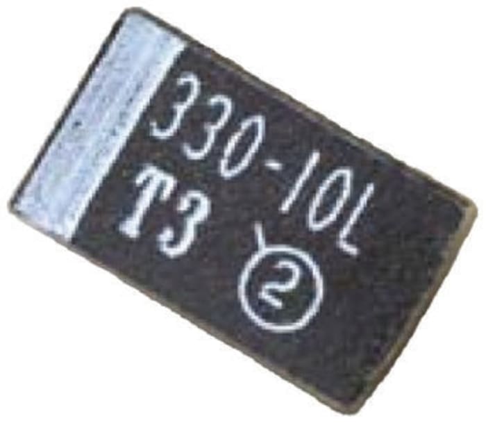 Vishay 1μF MnO2 Tantalum Capacitor 16V dc, 293D Series