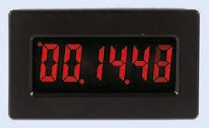 Red Lion Tachometer, 6 Digit LCD, 9.9kHz, 5 V dc