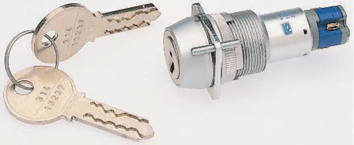 2 position high security key lock switch