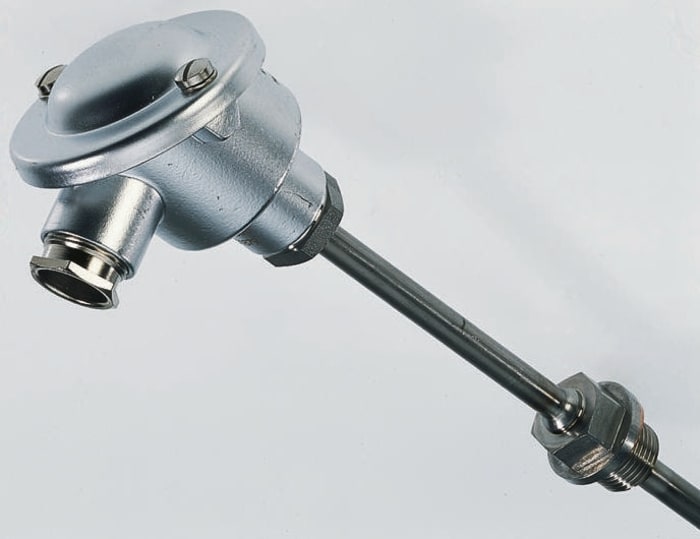 Jumo PT100 RTD Sensor, 9mm Dia, 160mm Long, 2 Wire, G1/2, Class B +400°C Max