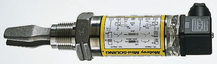 Mobrey Tuning Fork Level Switch, PNP Output, Horizontal, Vertical, Stainless Steel Body