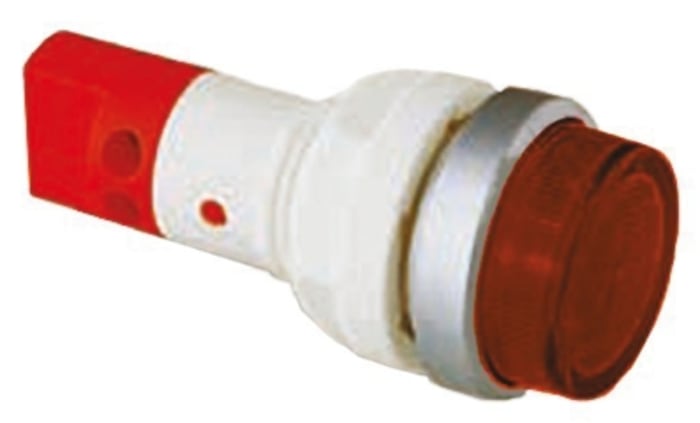 Arcolectric Red Indicator, 230V ac, 16mm Mounting Hole Size