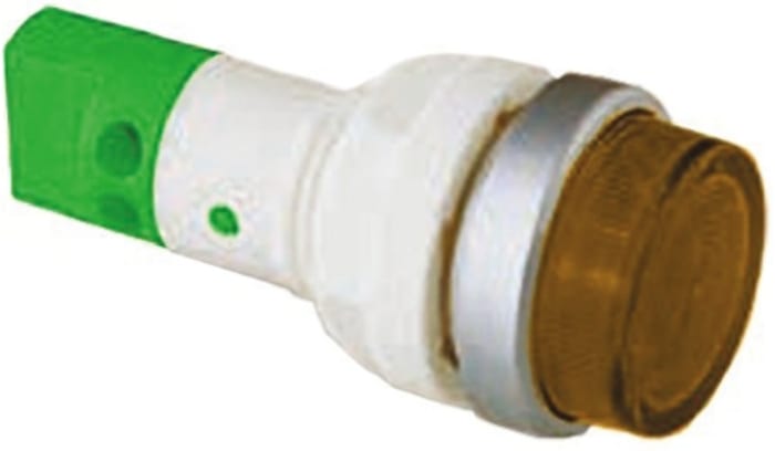 Arcolectric Amber Indicator, 28V, 16mm Mounting Hole Size