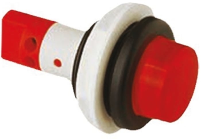 Arcolectric Red Indicator, 230V ac, 22mm Mounting Hole Size