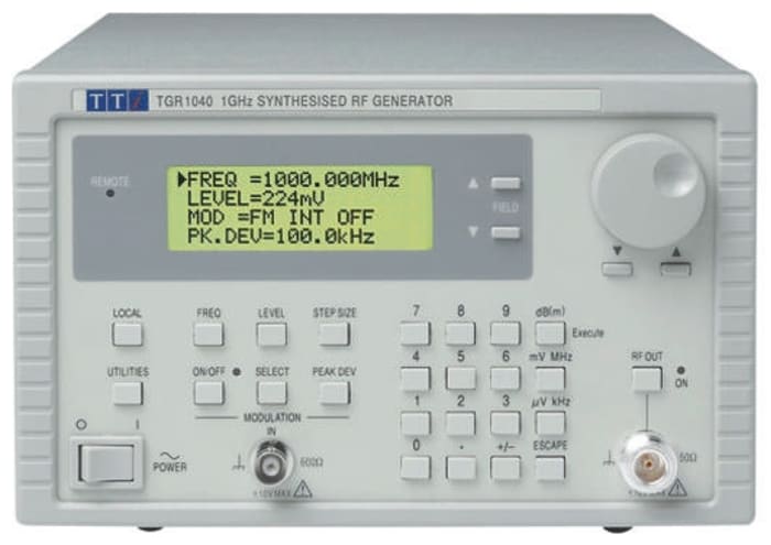 Aim-TTi RF Signal Generator, 10mHz min, 1000MHz max