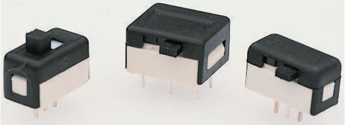 APEM PCB Slide Switch SPDT Latching 100 mA @ 30 V dc Slide