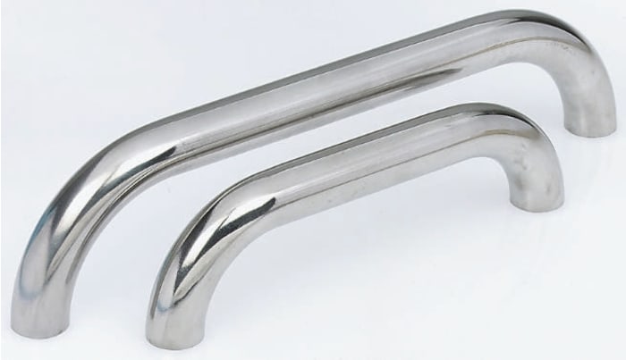 Poignée en Acier inoxydable 8888, entraxe 195mm, 195mm x 60 mm x 35mm, Fixations invisibles