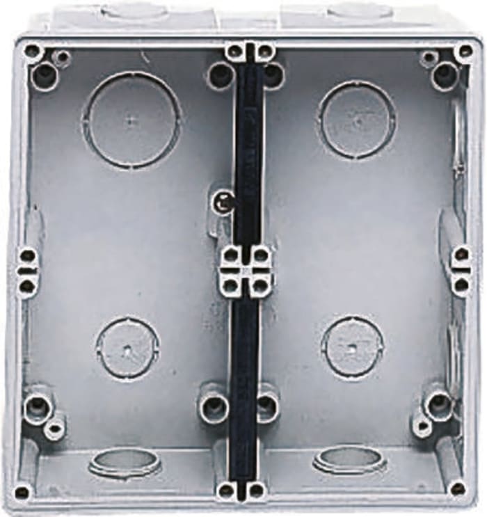 Entrée de conduit RS PRO 4 postes en Polycarbonate, 198 x 101 x 63mm