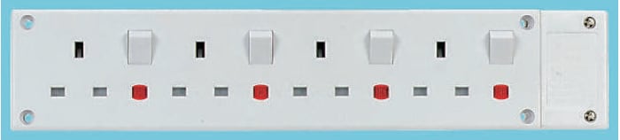 4 Gang Extension socket