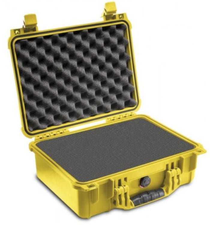 Peli 1450 Waterproof Plastic Equipment case, 174 x 406 x 330mm