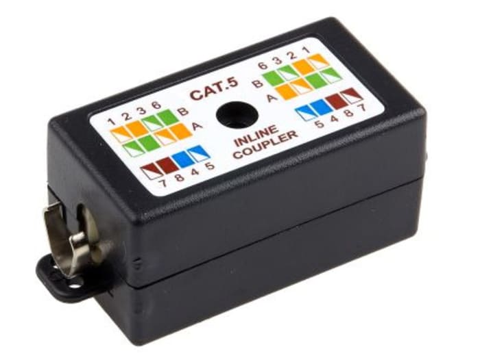 RS PRO 2-Port Punch Down Wiring Box, Cat5, STP