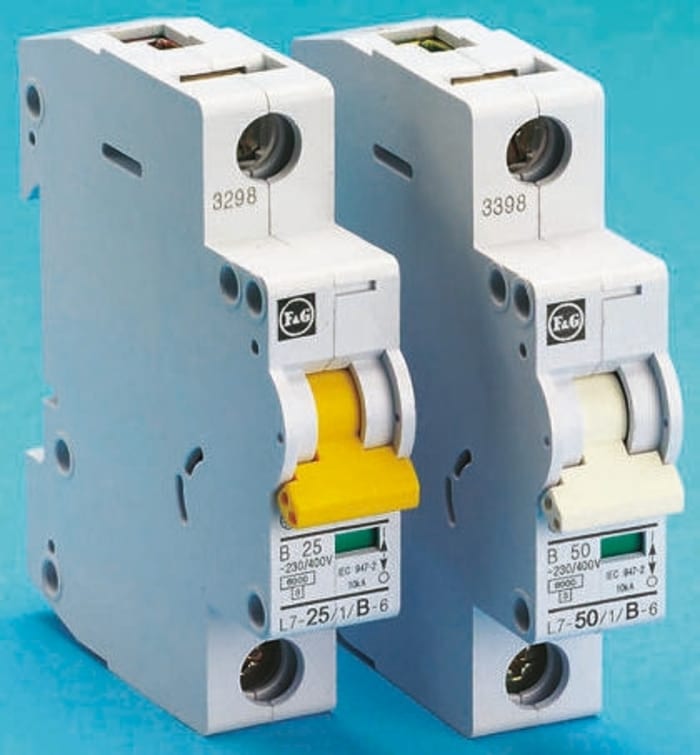 Eaton PLS6 MCB Mini Circuit Breaker1P, 40A Curve B, 230V AC, 48V DC, 6 kA Breaking Capacity
