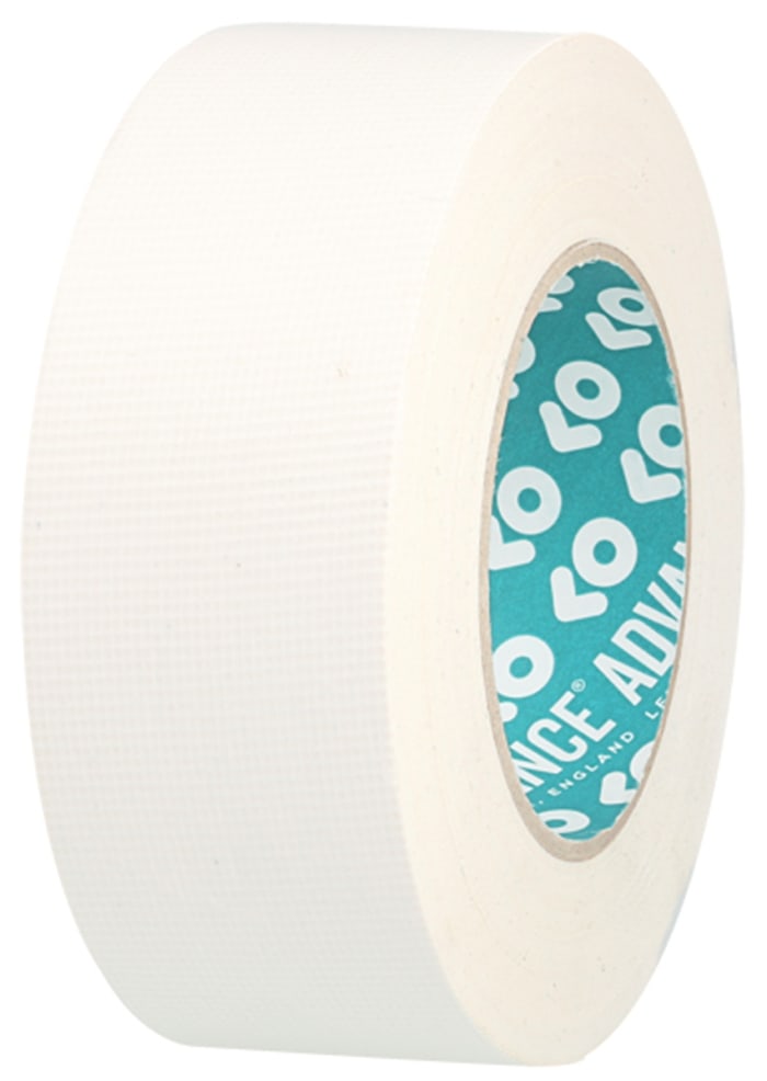 Ruban adhésif Advance Tapes AT170, 50m x 50mm, Tissu, 3,7 N/cm, Blanc