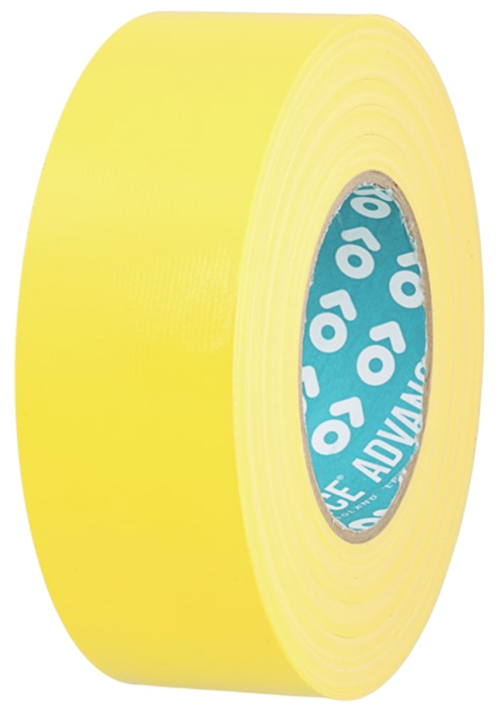 Ruban adhésif toilé Advance Tapes AT175, 50m x 50mm, Multicouche, 5,5 N/cm, Jaune