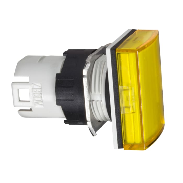 Schneider Electric Yellow Pilot Light Head, 16mm Cutout Harmony XB6 Series
