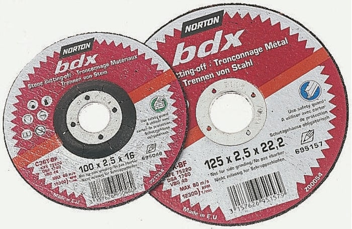 Norton Silicon Carbide x 3.2mm Thick, 5 in pack