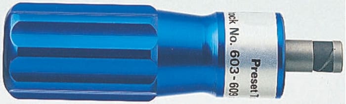 RS PRO Pre-Settable Hex Torque Screwdriver, 0.02 → 1.35Nm, 1/4 in Drive, No, ±6 % Accuracy - With RS Calibration