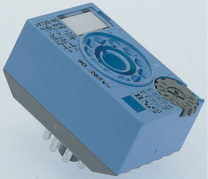 Releco Plug In Time Delay Relay, 9.5 → 18V dc, 0.2 → 30 min, 0.2 → 30s, 1-Function